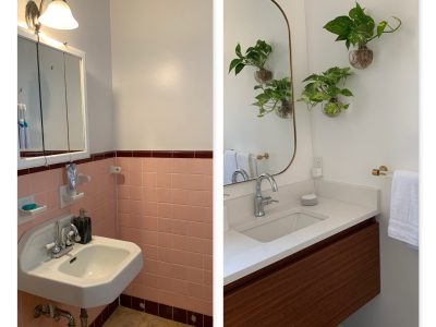 Before and After Bathroom Makeover
