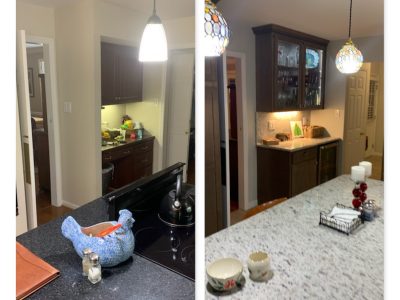 Before and After Countertop Replacement