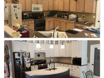 Before and After Kitchen Makeover Project