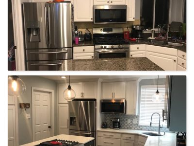 Before and After Kitchen Remodel Project