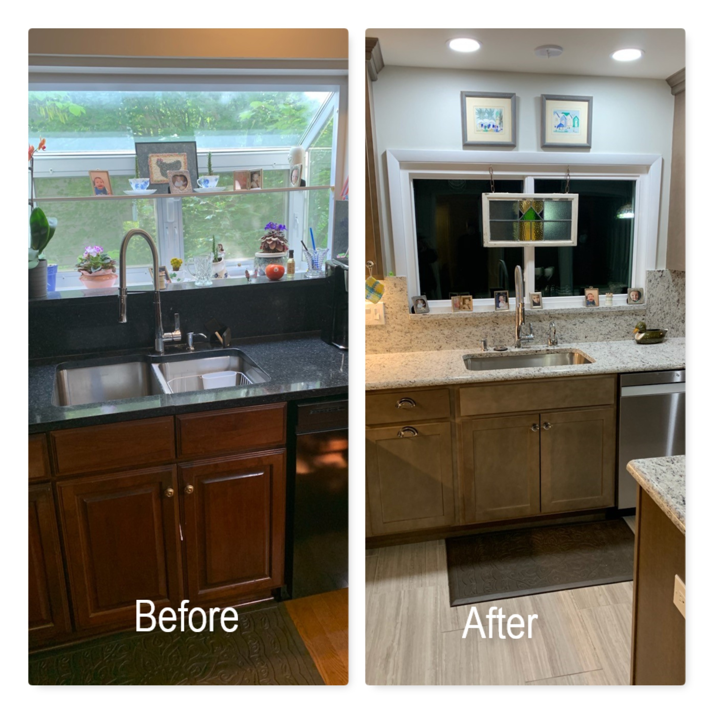 Before and After Kitchen Upgrade