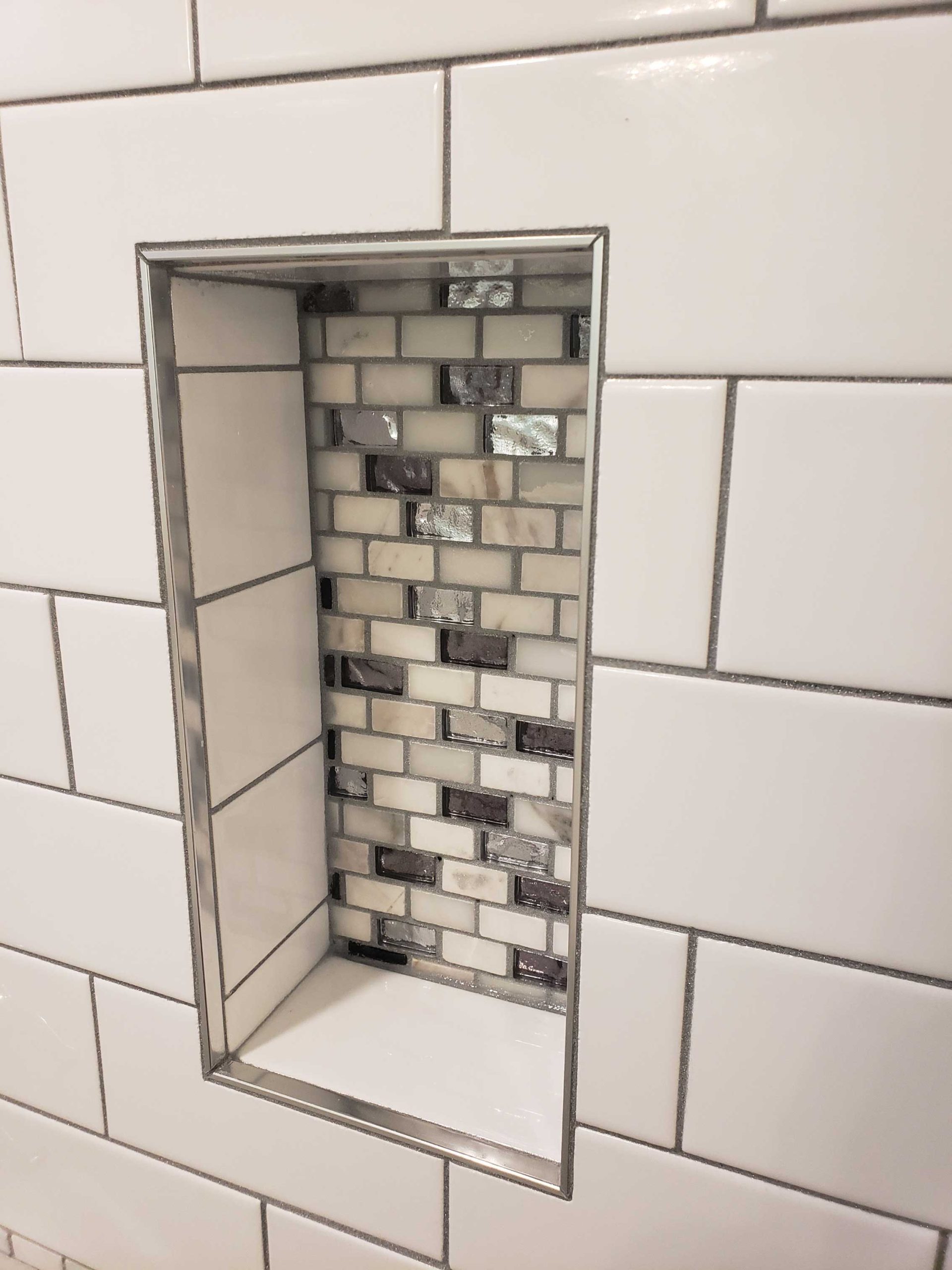 Stylish Shower Niche Installation